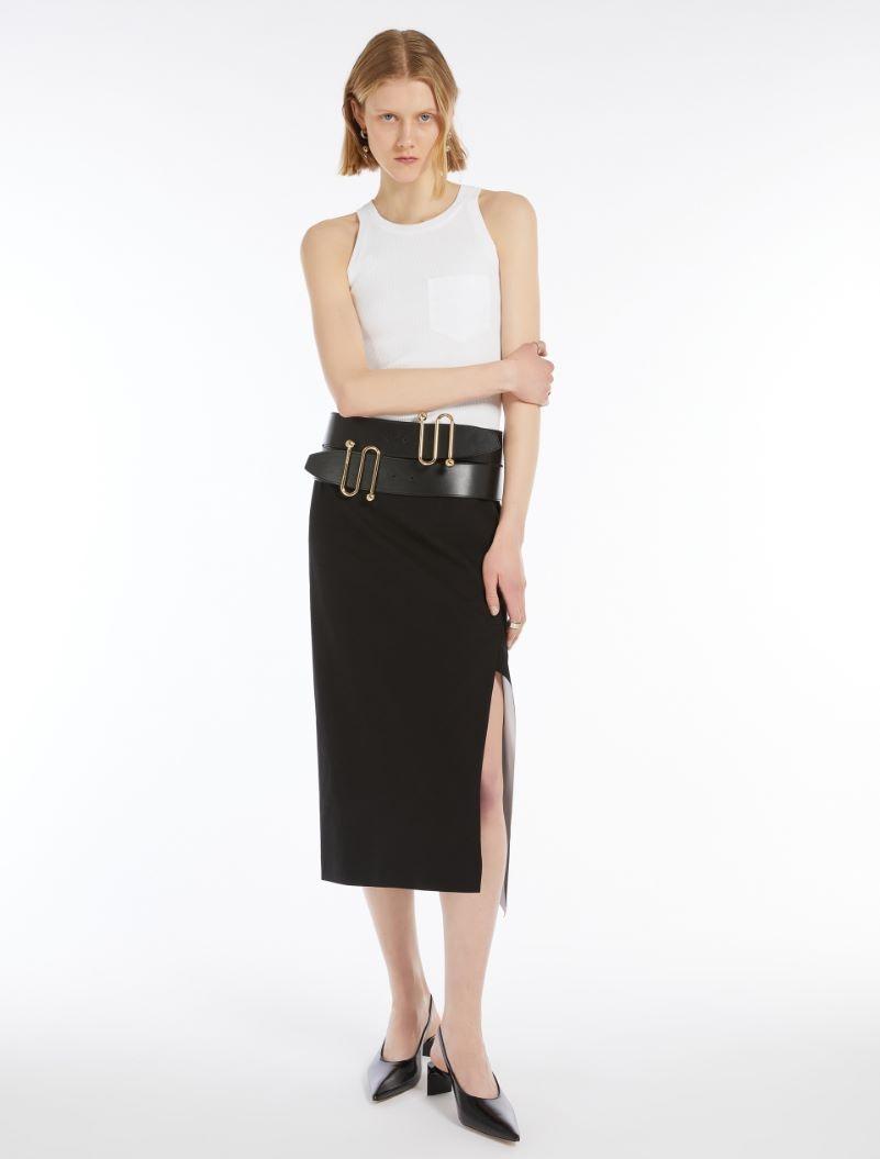 Gonna midi in cotone elasticizzato CORONE 003 SPORTMAX
