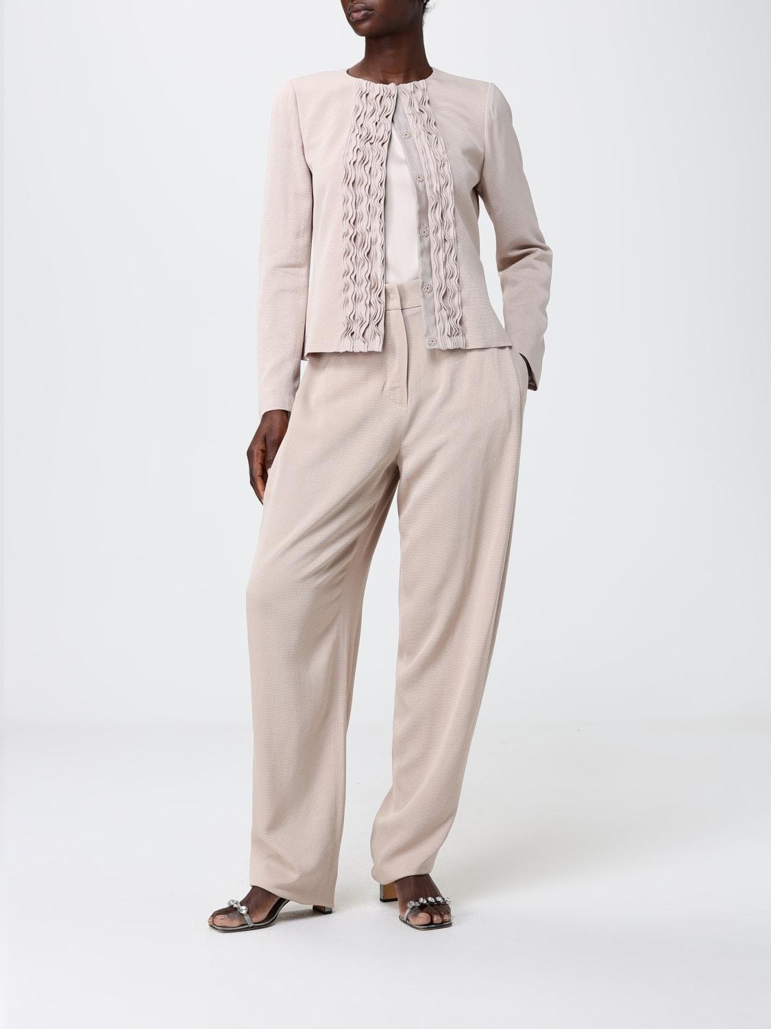 Pantaloni straight Emporio Armani in viscosa EW000086AF20510 U8016 ARMANI