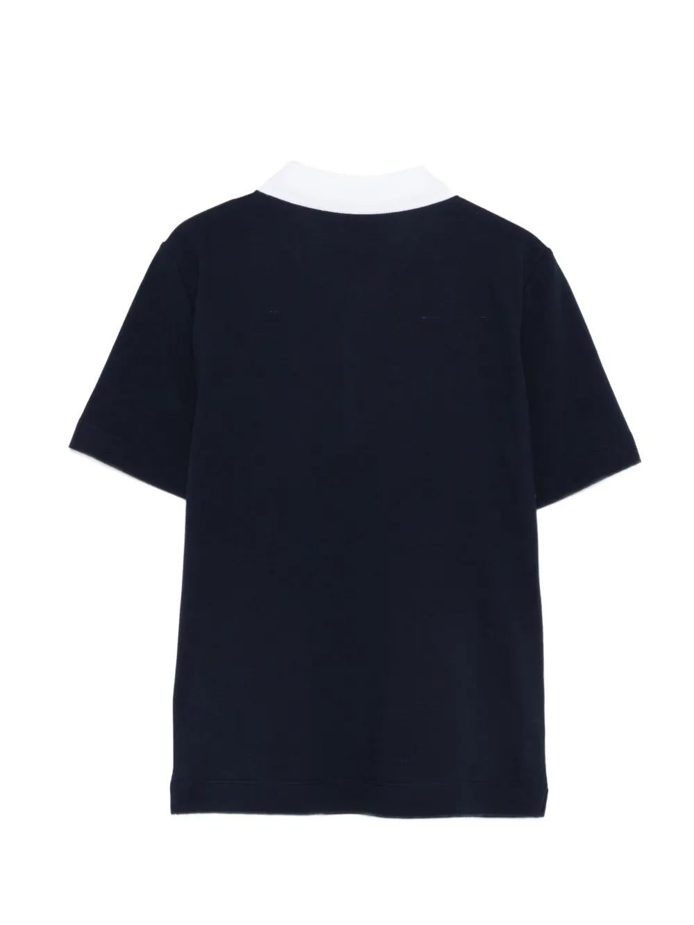 polo con colletto a contrasto NPWB252650STDW U806 FAY