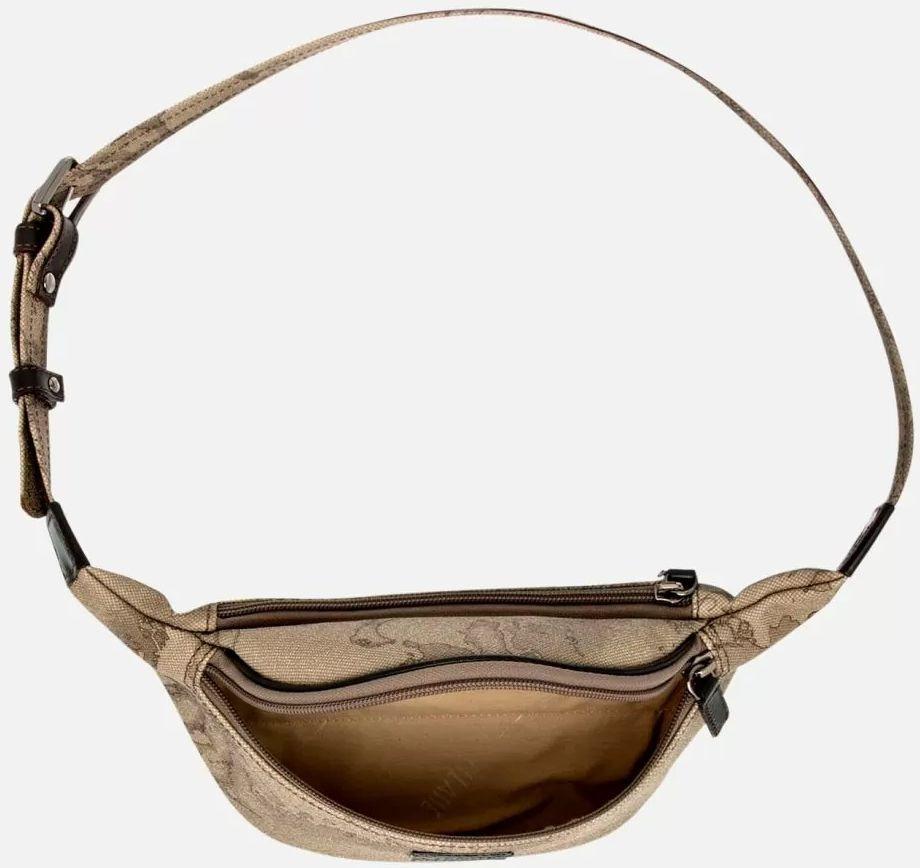 Synthetic material and leather bum bag