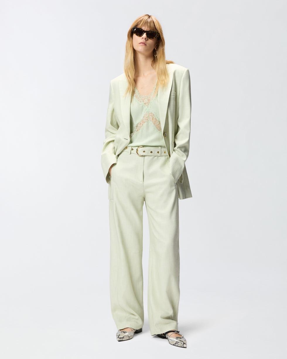 Top lingerie con pizzo<BR/> 106623A385 S86 PINKO