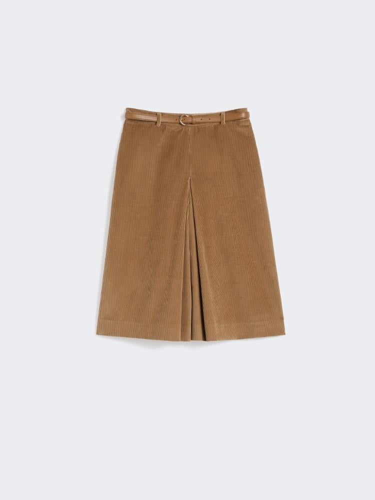 Gonna pantalone in velluto<BR/> FRAGORE 033 MAX MARA STUDIO