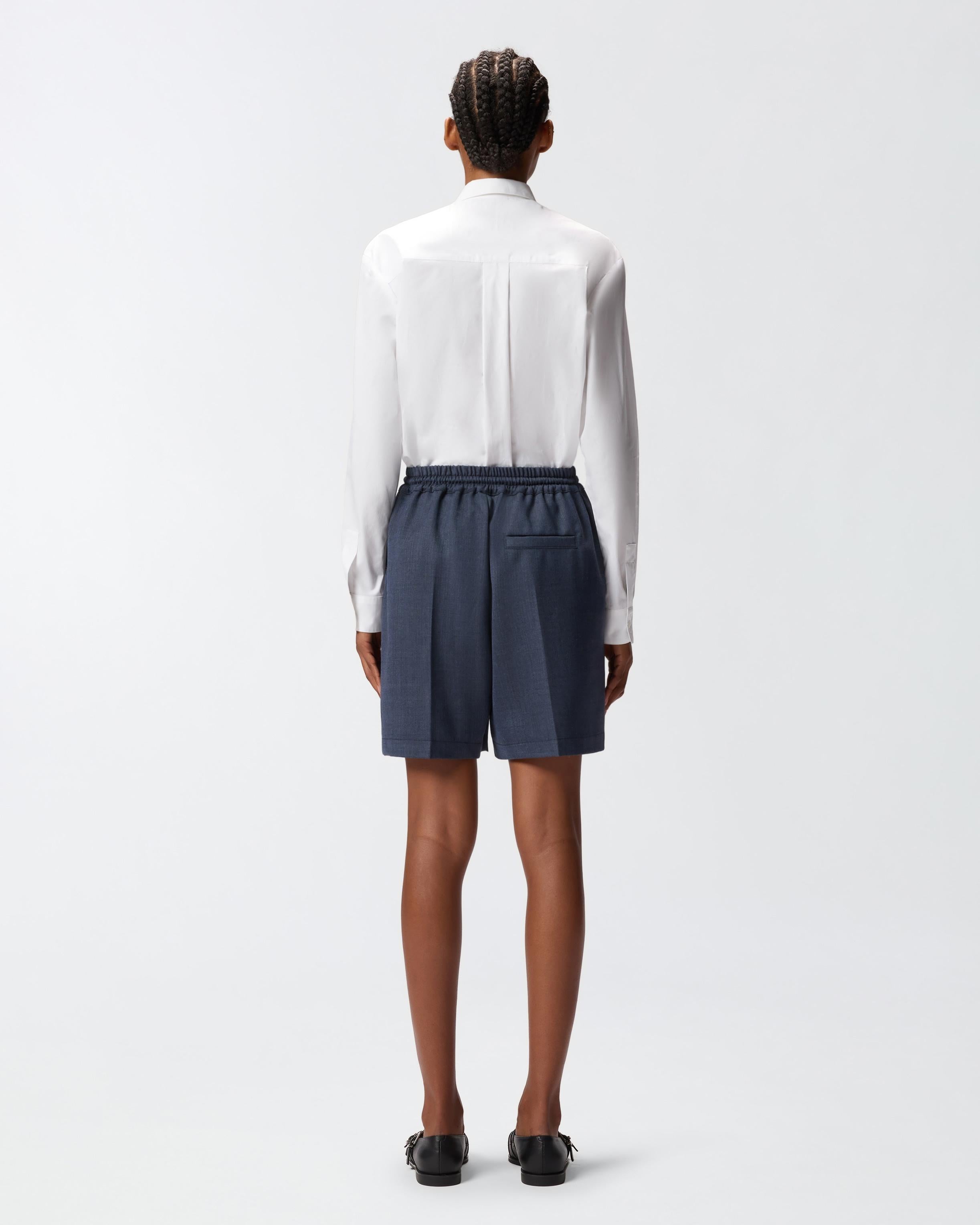 scarola<BR/>Pantaloncini shorts in lana armaturata<BR/><BR/> 105742A2SN G02 PINKO