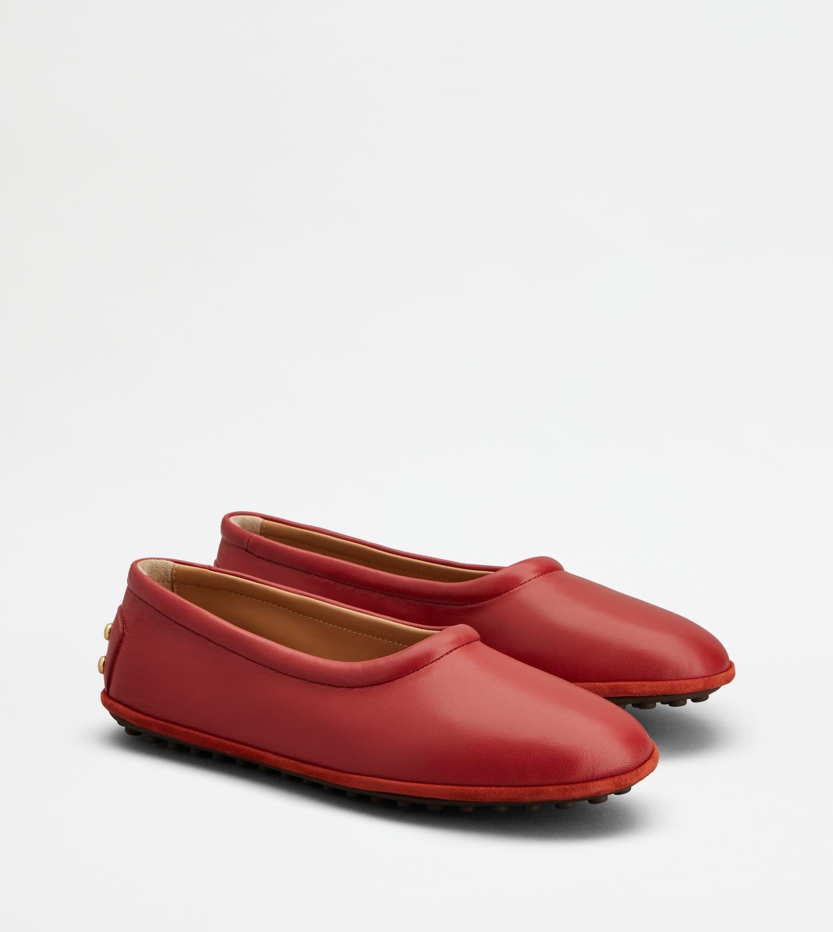 Ballerina Metal Dots in Nappa<BR/> XXW04M0KC50SWZ ZZZQ TOD'S