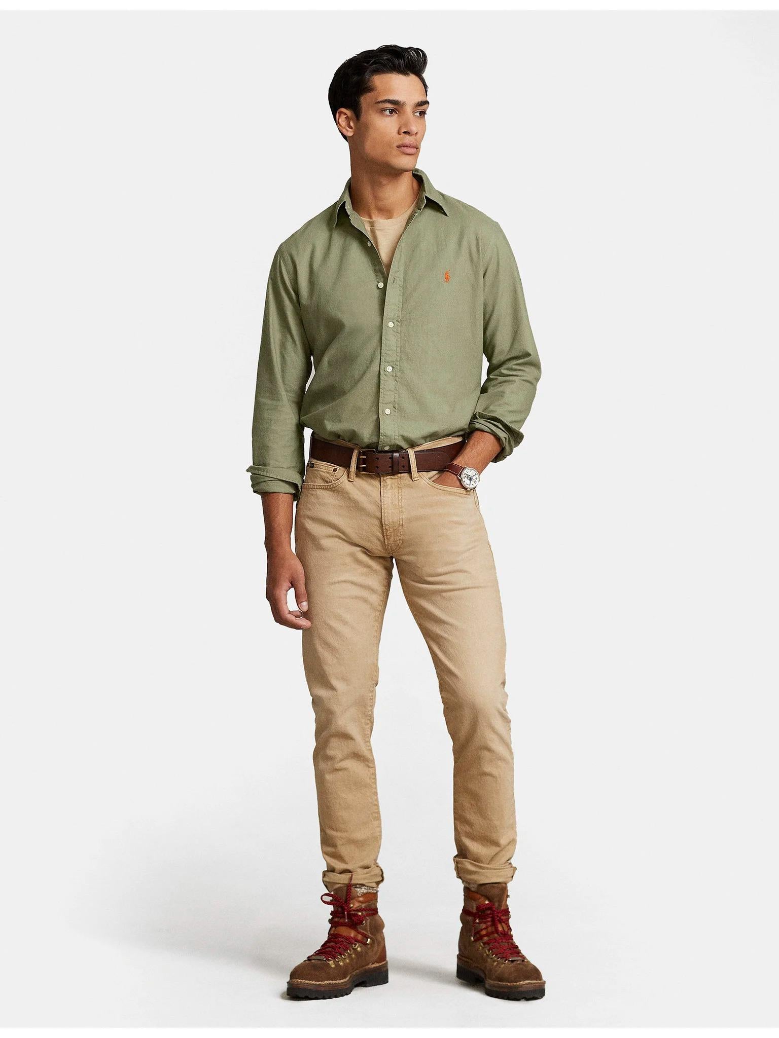 Camicia uomo Oxford in cotone