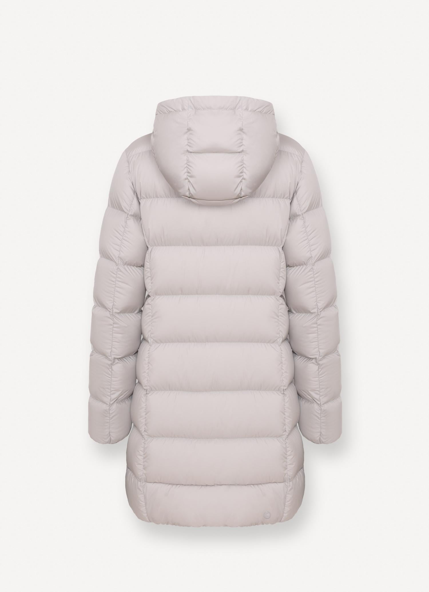 Piumino lungo opaco con cappuccio 2243E 06 COLMAR