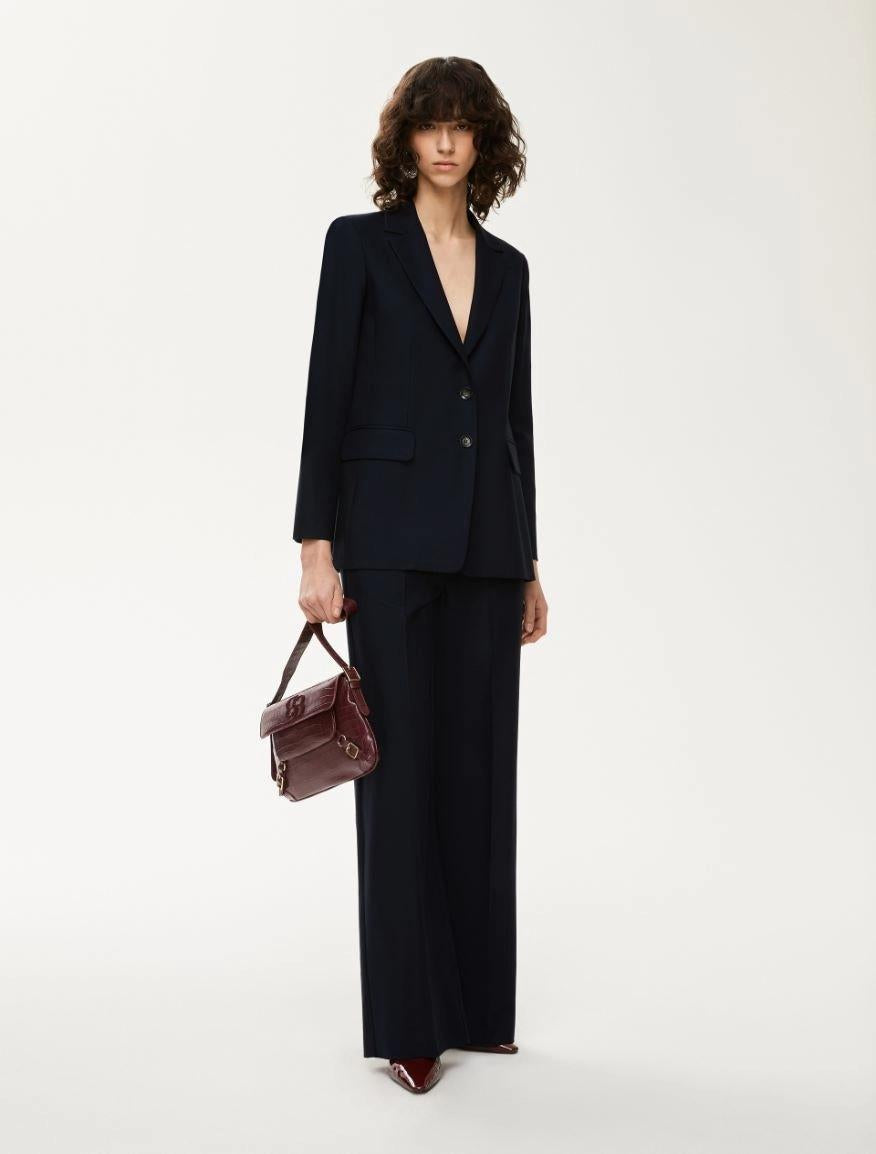 Pantalone in misto viscosa wide leg SURREY 007 IBLUES