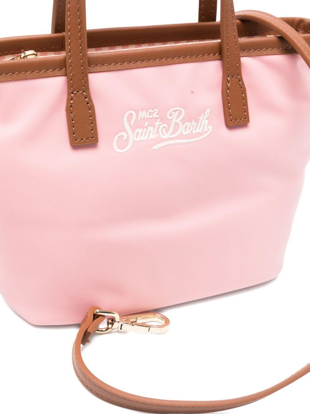 Borsa City mini in nylon rosa CB0005 01820L MC2 SAINT BARTH