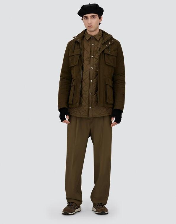 PARKA CORTO IN WAXED TECH COTTON PI001250U13800Z 7740 HERNO