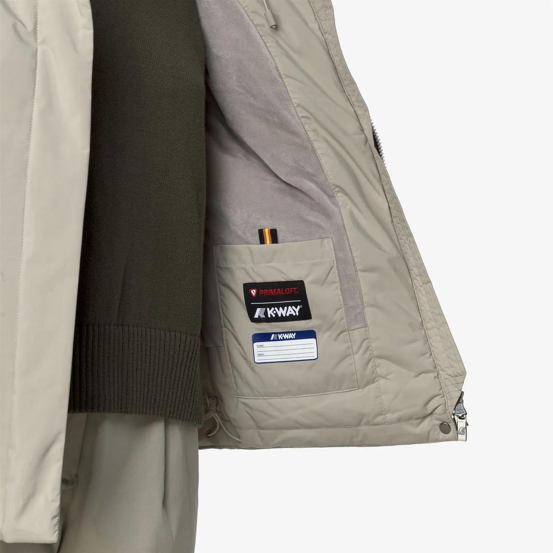 LIL SOFT TOUCH MARMOTTA<BR/>BEIGE CASHMERE-GREY GOAT K71324W B2X K-WAY