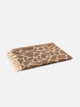 Telo mare Foutas in cotone jacquard con fantasia animalier<BR/> FOUT009 01061L MC2 SAINT BARTH