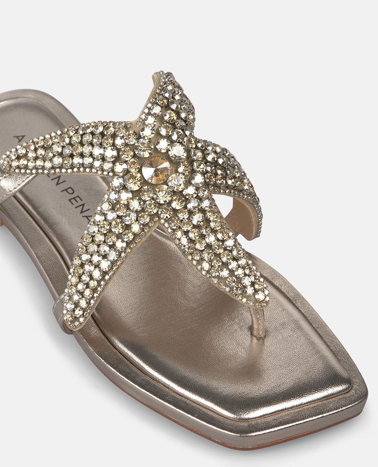 Sandalo strass stella marina 8404 DIVABRONZE ALMA EN PENA