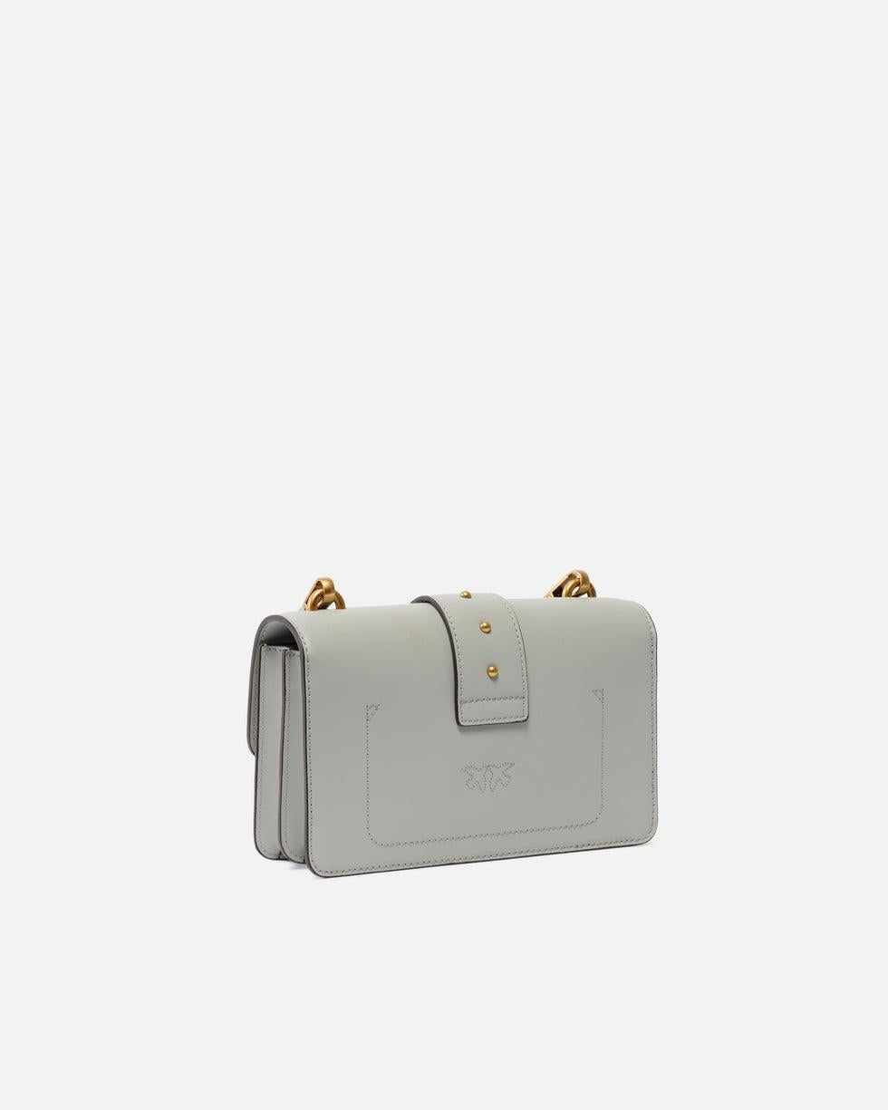Borsa a tracolla piccola Love Bag One in pelle<BR/> 105856A0F1 K32Q PINKO