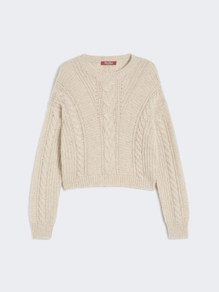 Maglia boxy in mista alpaca CRASSO 001 MAX MARA STUDIO