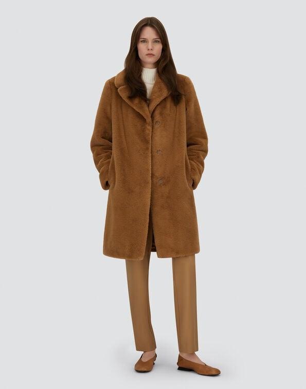 Cappotto in morbida pelliccia ecologica GC000491D12422 2157 HERNO