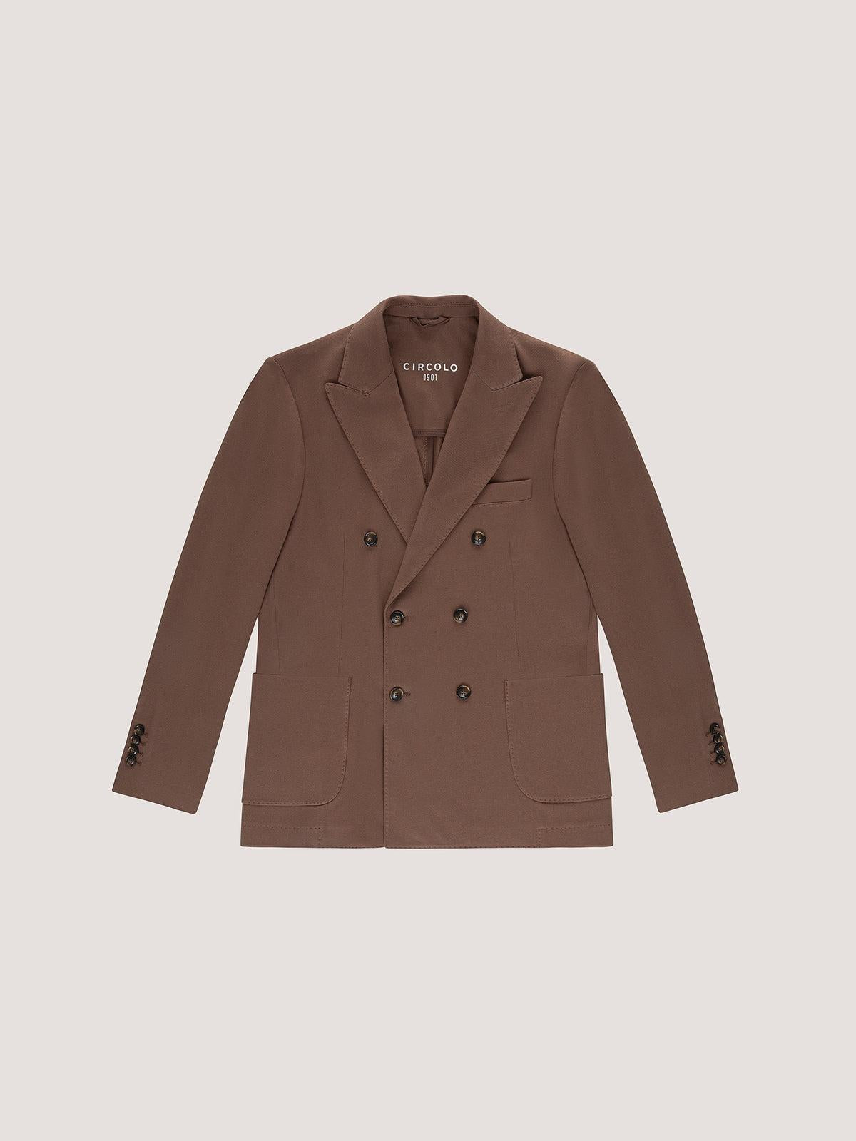 Giacca doppiopetto piquet<BR/><BR/> CN5176 1228 CIRCOLO 1901