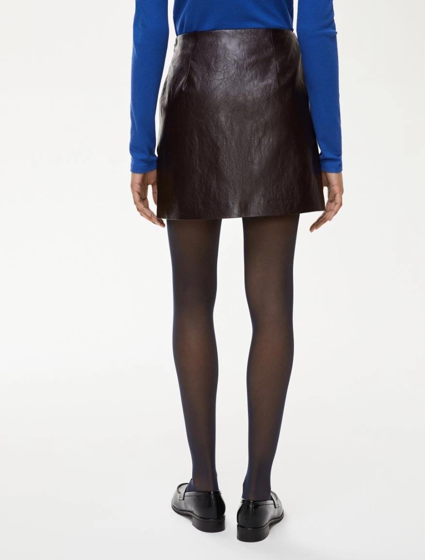 Gonna in viscosa spalmato MOUSSE 001 IBLUES