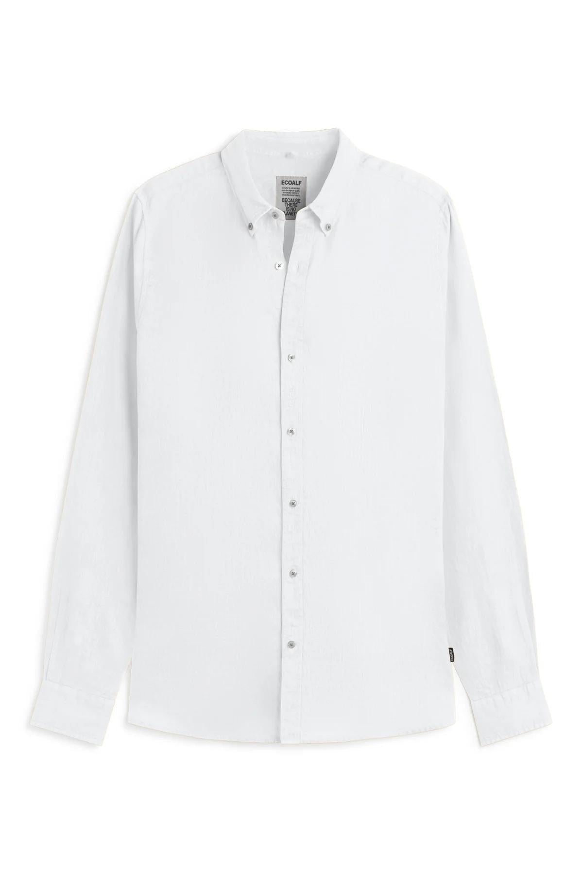 Camicia Malibu Bianca<BR/><BR/> MALIBU 000 ECOALF