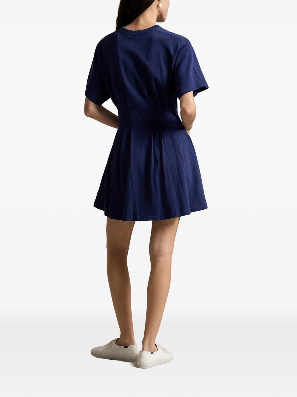 ABITO A MAGLIETTA IN JERSEY DI COTONE<BR/> 211A96342 004 RALPH LAUREN