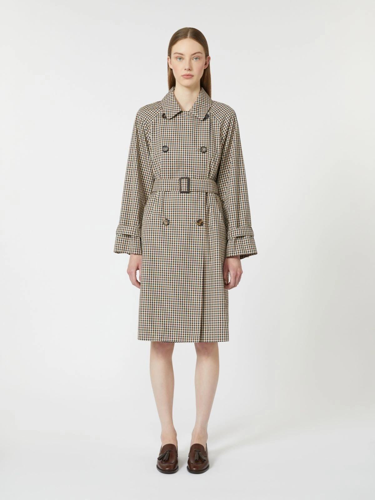 MTCFATE<BR/>Trench in twill antigoccia fantasia MTCFATE 001 MAX MARA THE CUBE