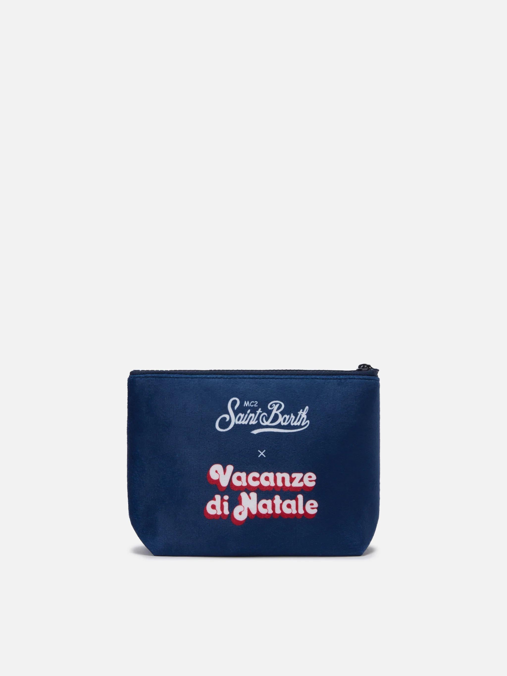 Pochette in lana Aline con stampa Non sono bello, piaccio! ALI0002 02828I MC2 SAINT BARTH