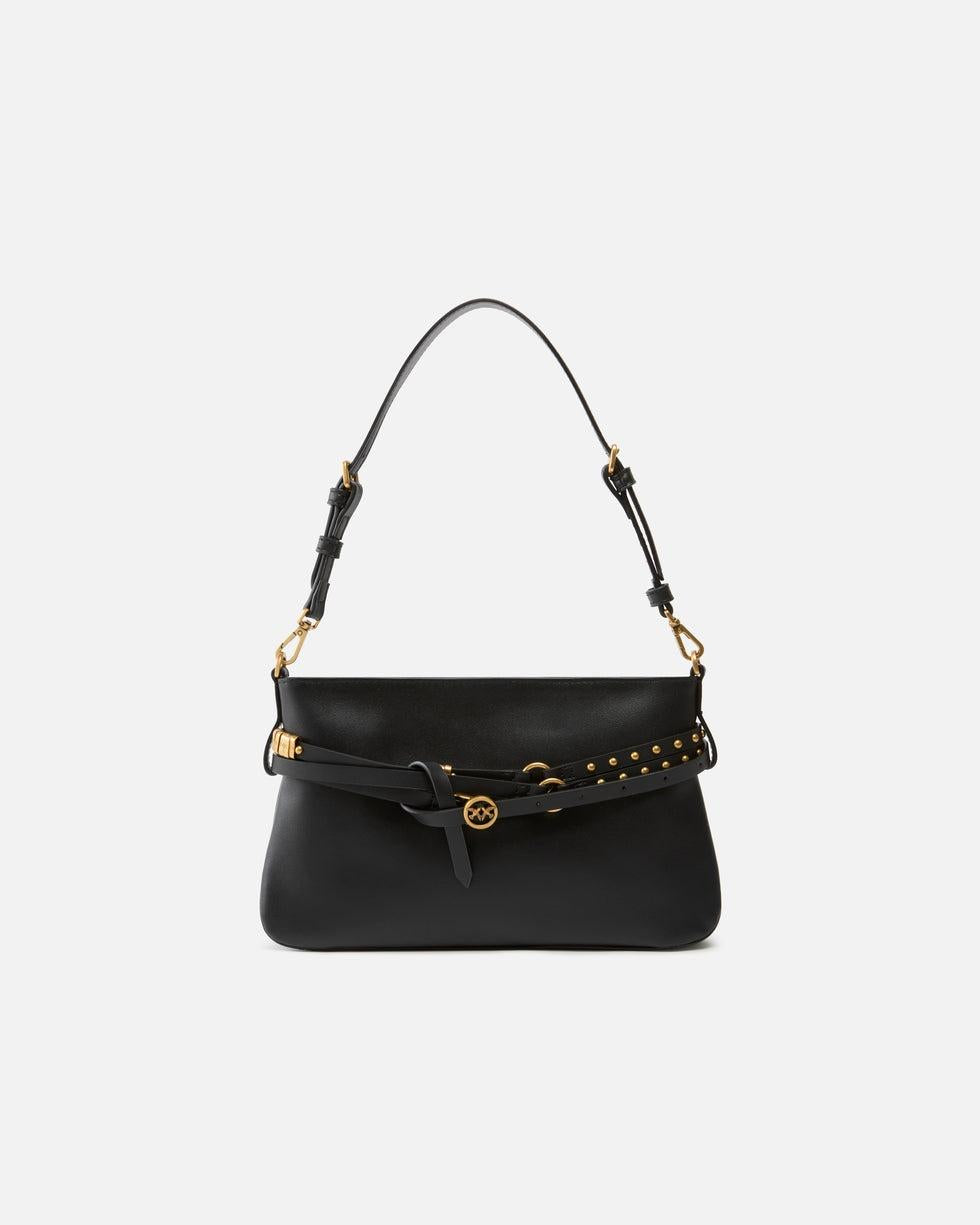 Borsa a spalla piccola Belt Bag Mini in pelle<BR/> 106177A0QO Z99Q PINKO