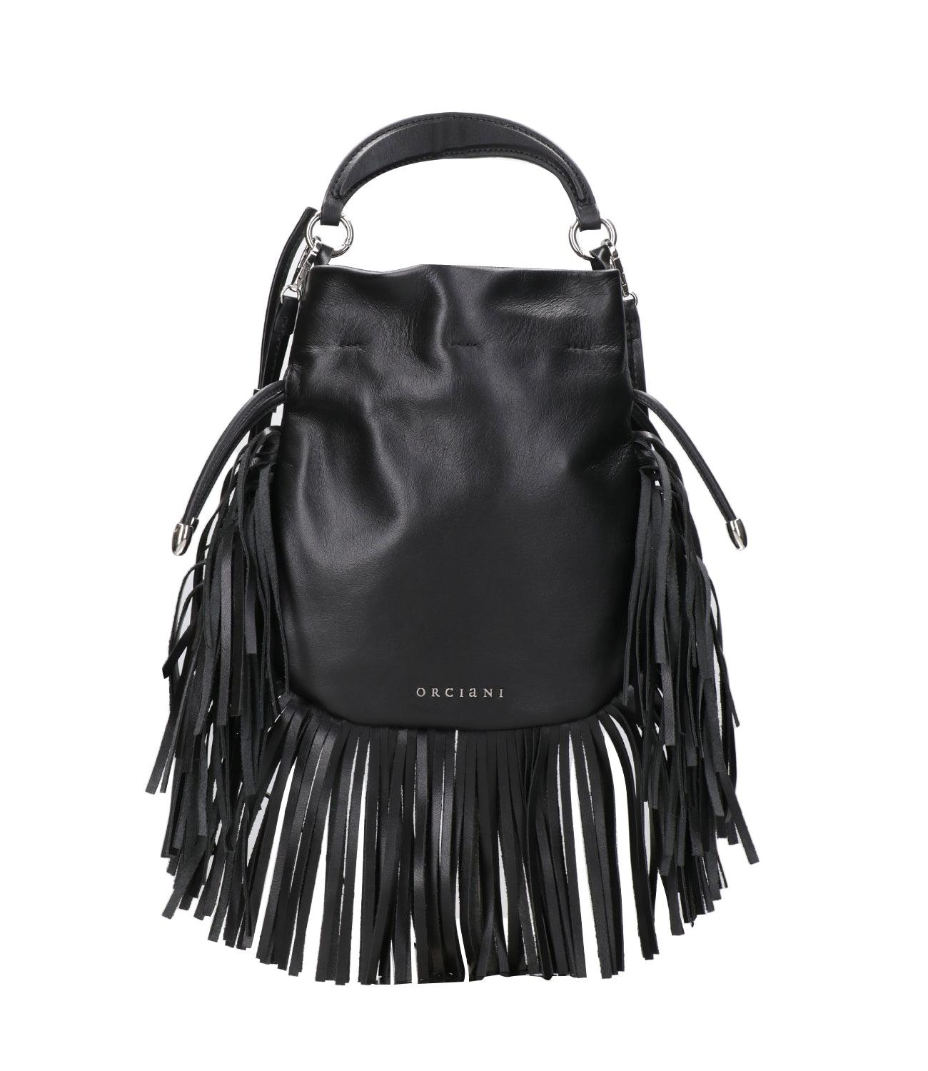 Mini bag Juice Jungle in pelle B02233SPD NERO ORCIANI
