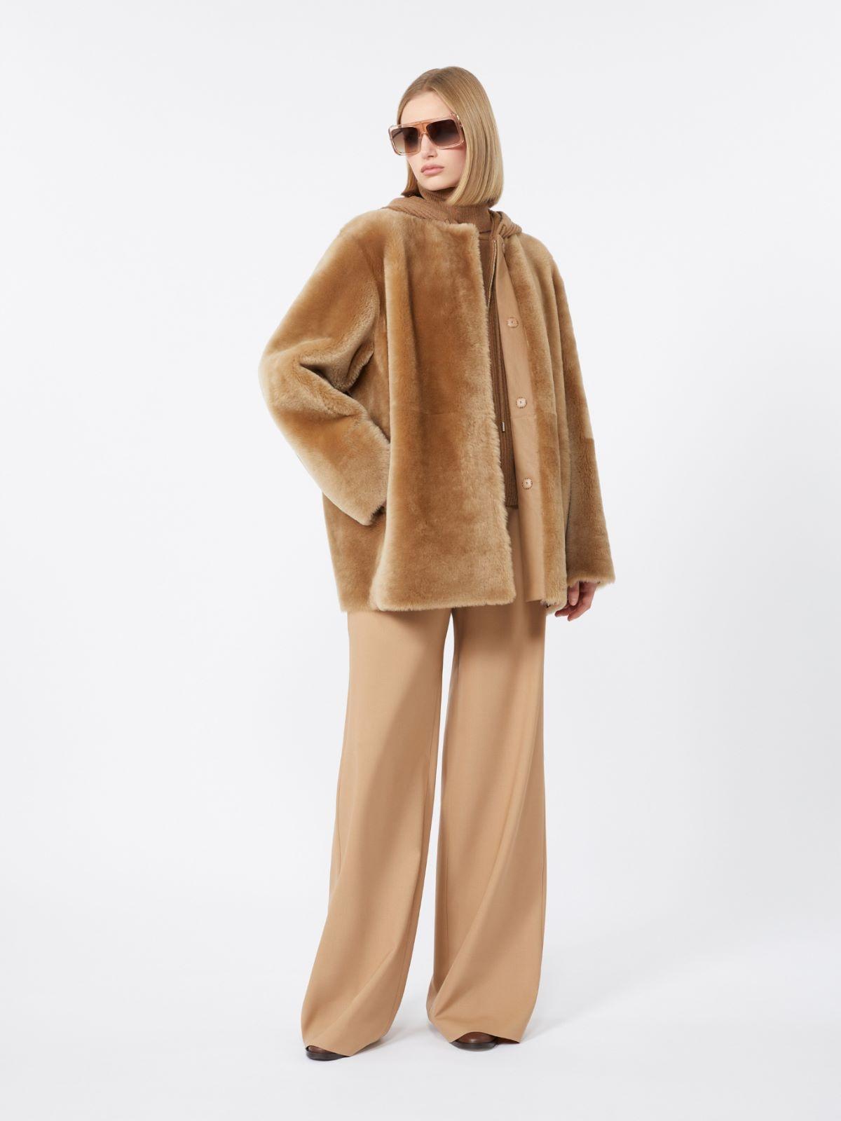 Pantalone a coulisse in saglia di lana<BR/> DENARO 012 MAX MARA STUDIO