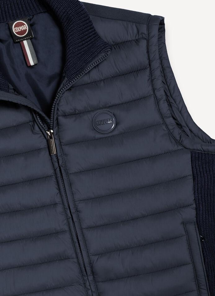 Gilet con inserti in maglia a costina 1113 68 COLMAR