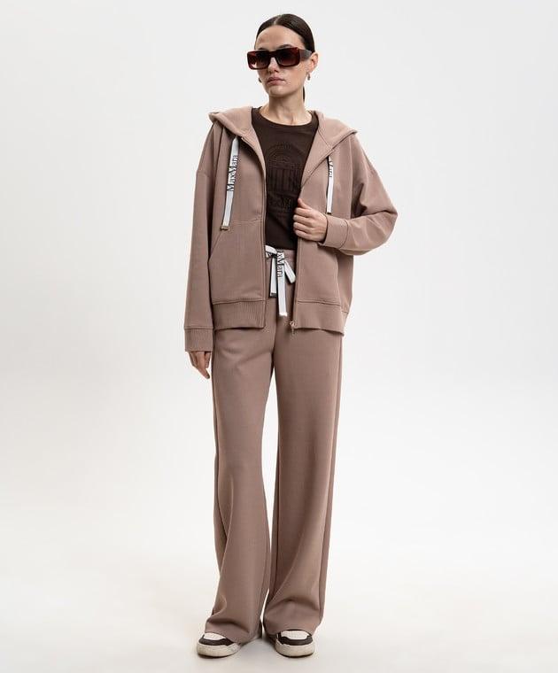 Felpa con zip in jersey tecnico SMMJOUR 002 S MAX MARA