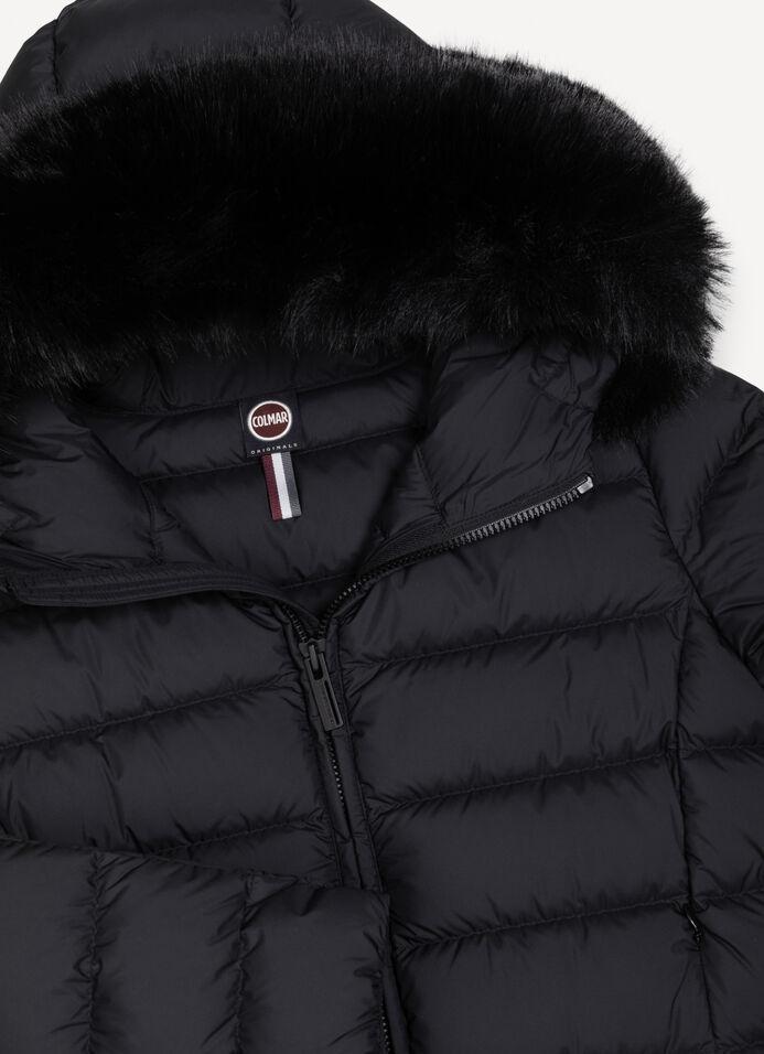Piumino opaco con pelliccia sintetica<BR/> 2239E 99 COLMAR