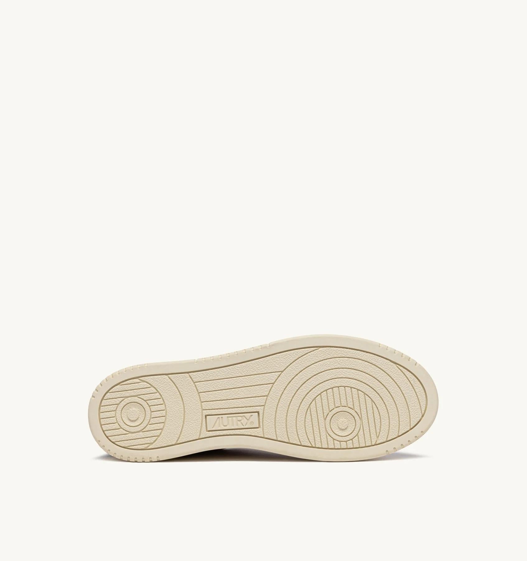 SNEAKERS MEDALIST LOW TRICOLOR IN SUEDE SAND E VERDE<BR/> AULM TS19 AUTRY ACTION SHOES