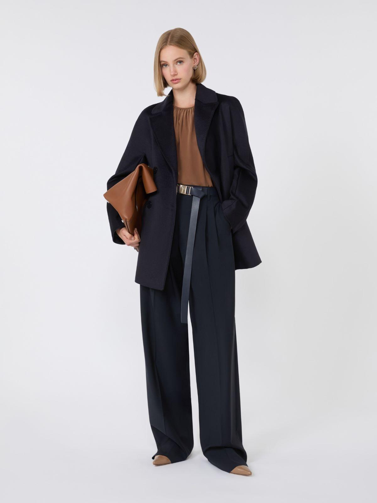 Cappotto corto doppiopetto in lana SHEREE 010 MAX MARA STUDIO