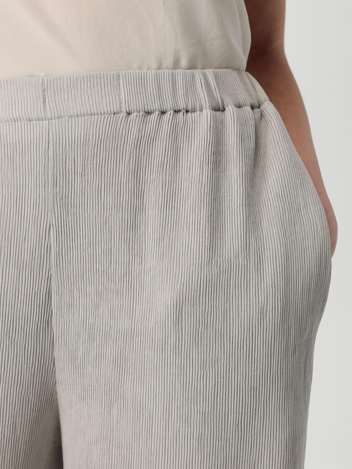 Pantaloni in viscosa con elastico in vita EW000880AF12523 U8036 ARMANI