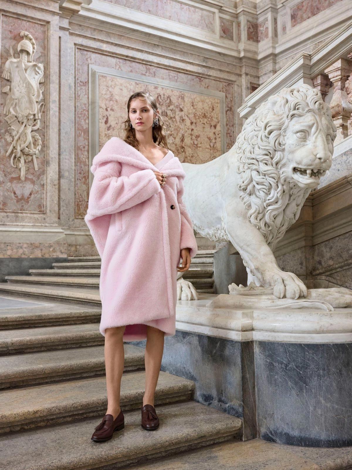 TEDGIRL<BR/>Teddy Bear Icon Coat in alpaca e lana TEDGIRL 030 MAX MARA
