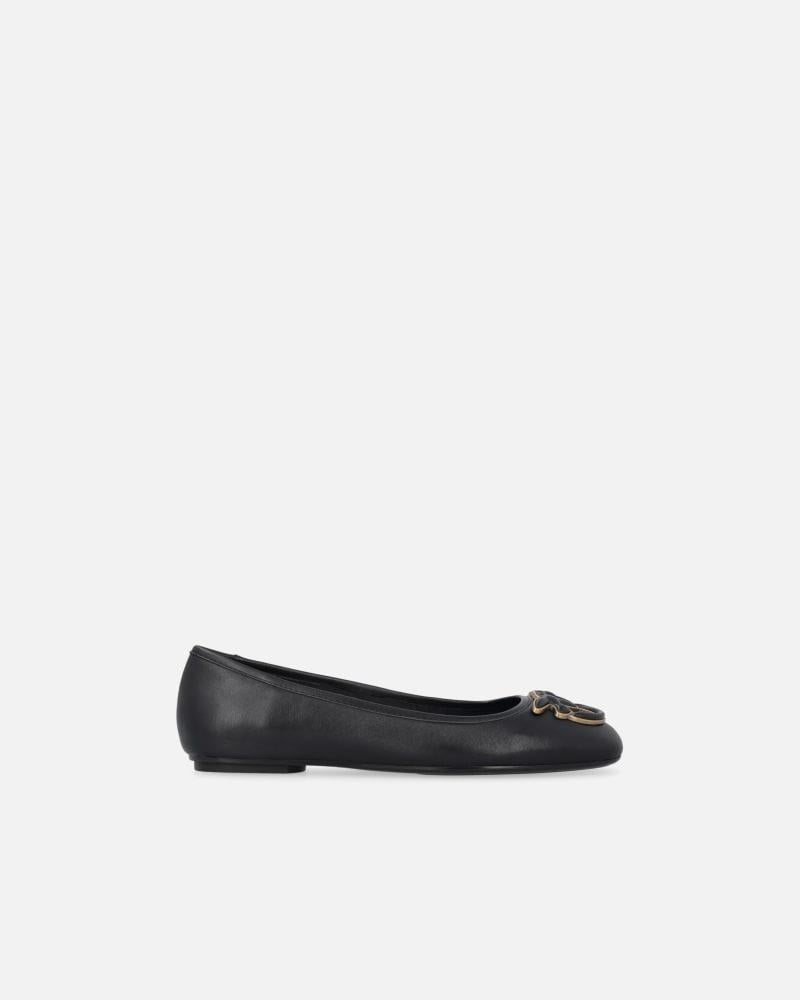 Ballerine flat in nappa con logo Love Birds SD0379P003 Z99 PINKO