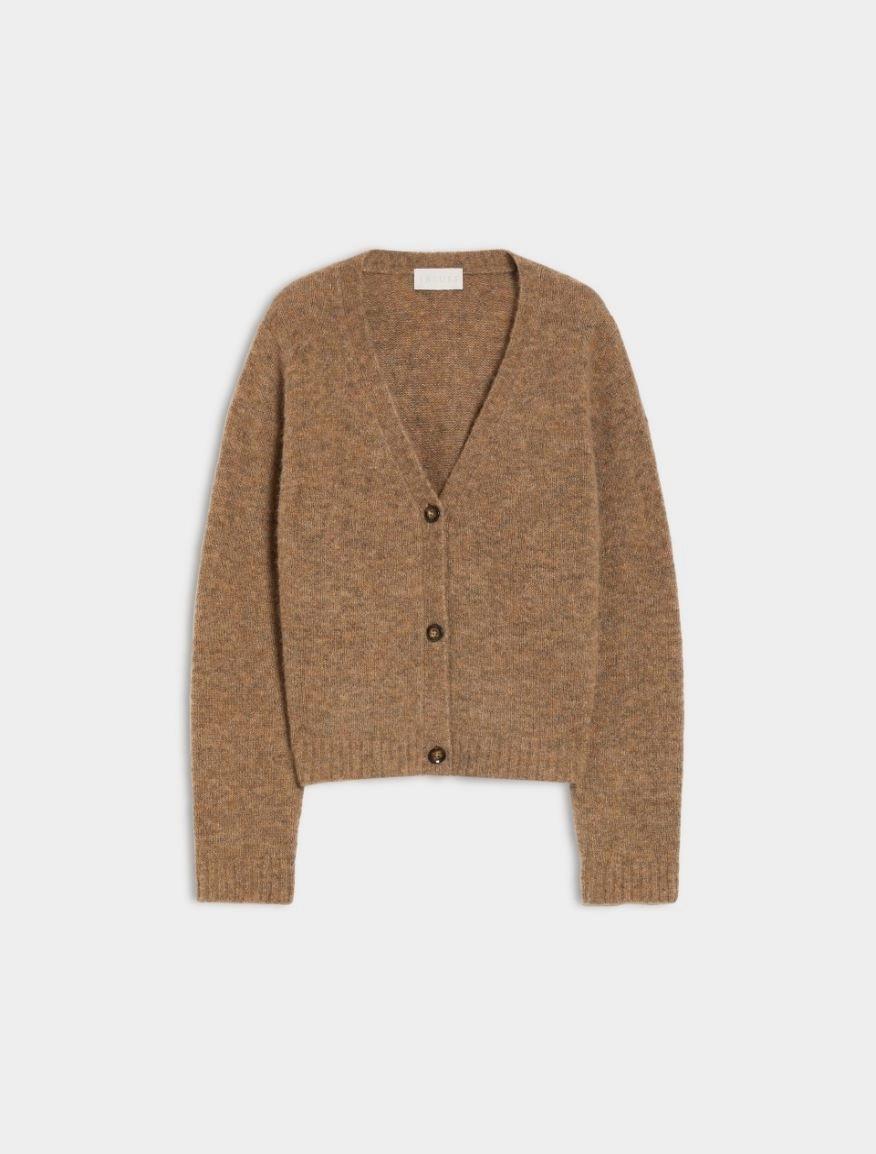 Cardigan in misto alpaca GENEPI 009 IBLUES