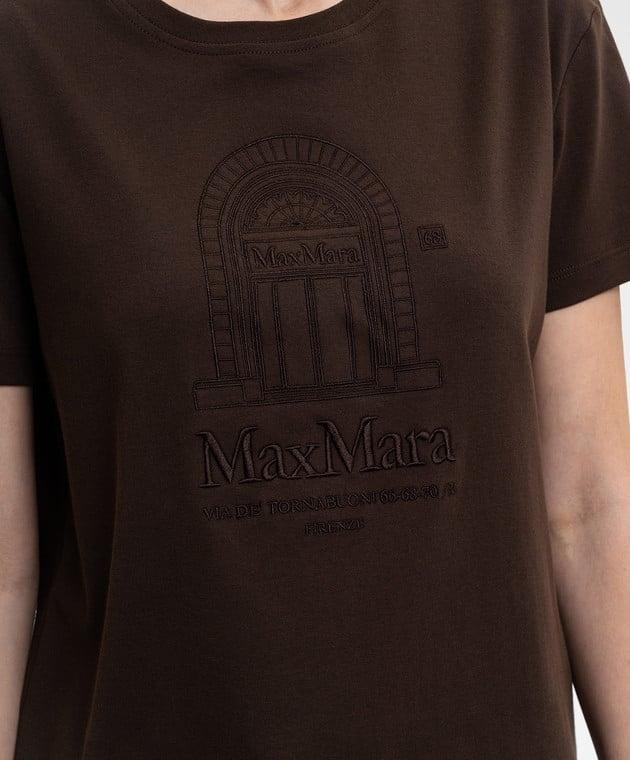 T-shirt in jersey con ricamo SMMBELLA 004 S MAX MARA