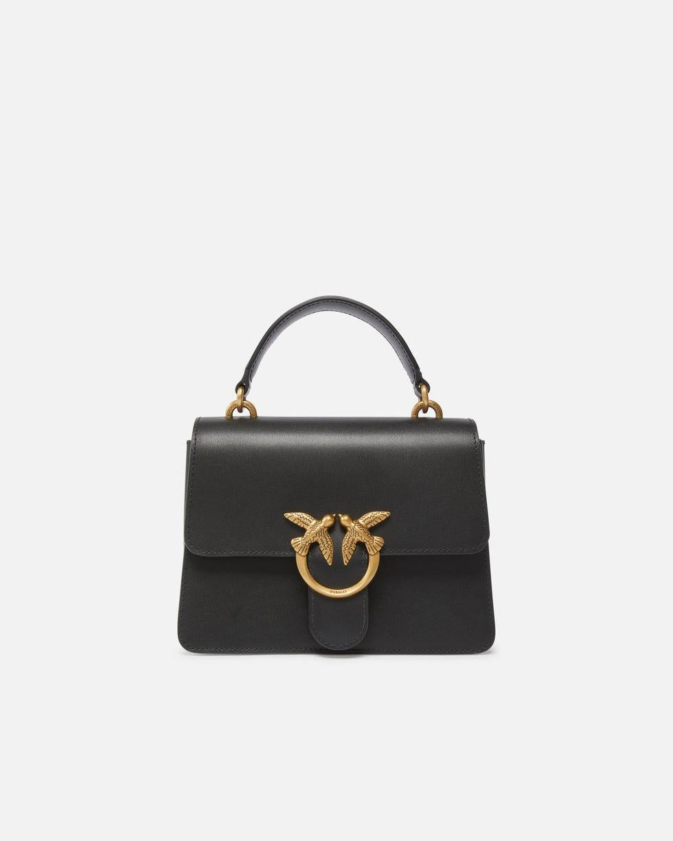 Borsa mini a mano Love Bag Top Handle in pelle<BR/> 100071A0F1 Z99Q PINKO