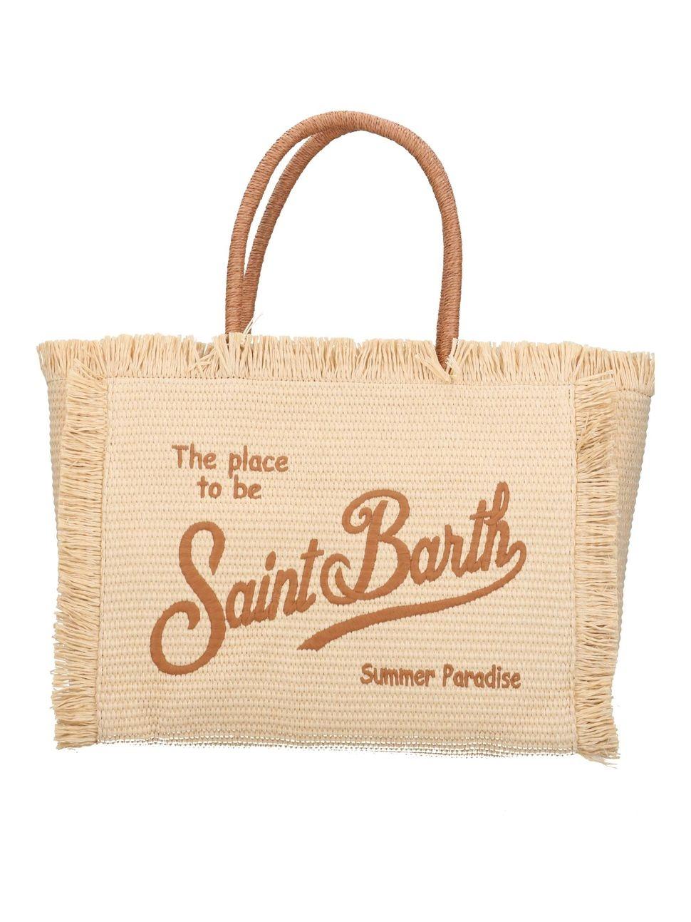 Borsa MC2 Saint Barth Vanity Straw in tessuto. VANI021 00368L MC2 SAINT BARTH