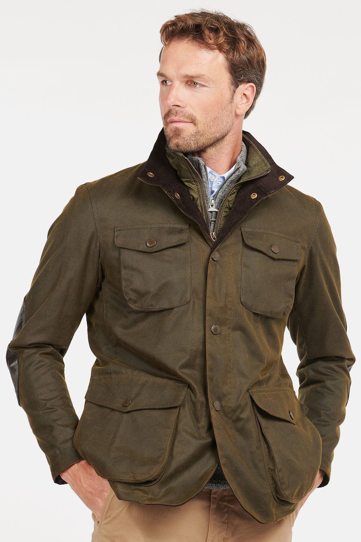 Giacca in cotone cerato Ogston MWX0700 OL51 BARBOUR