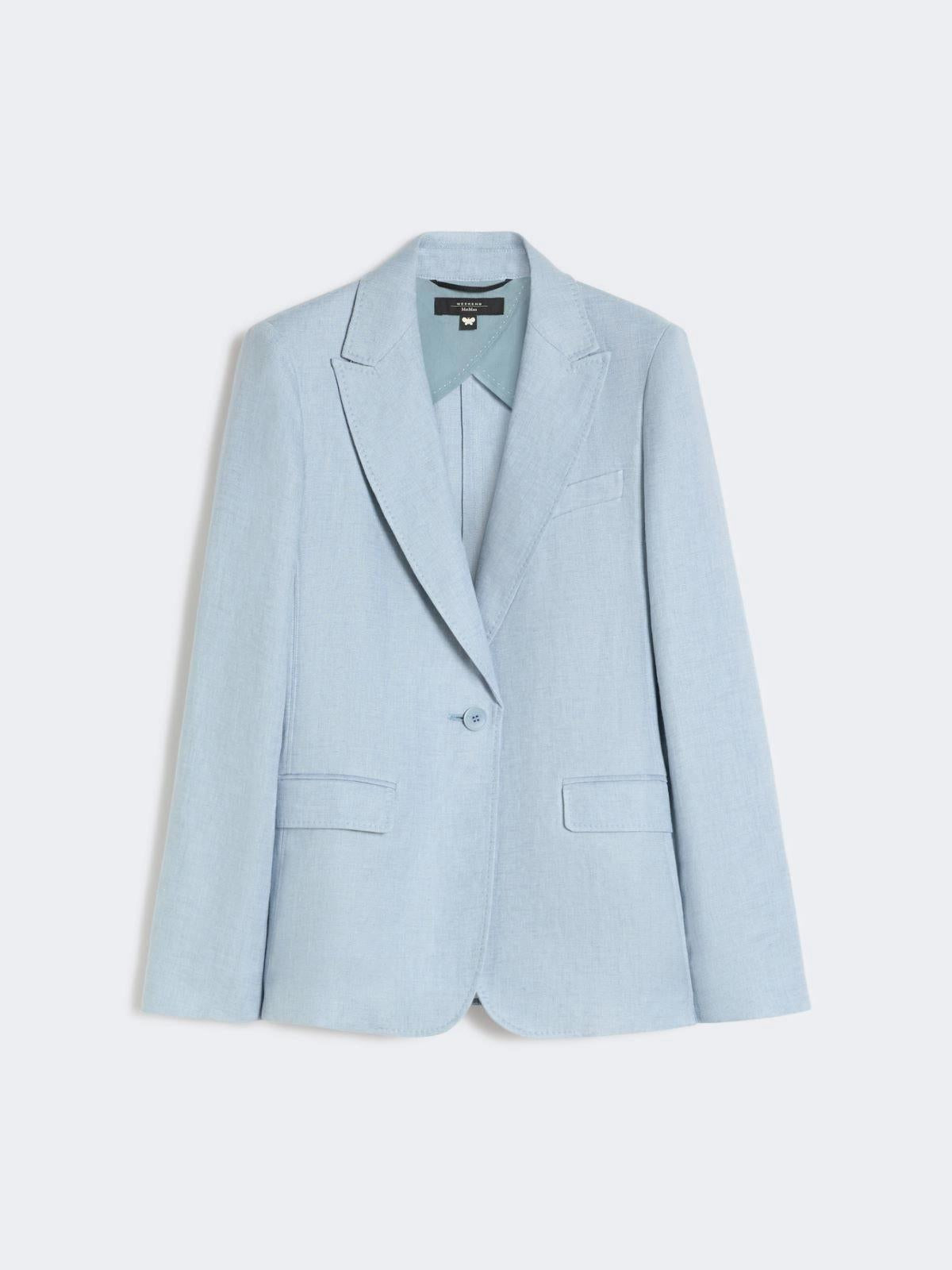 WKDNALUT<BR/>Blazer in canvas di lino WKDNALUT 025 WEEKEND