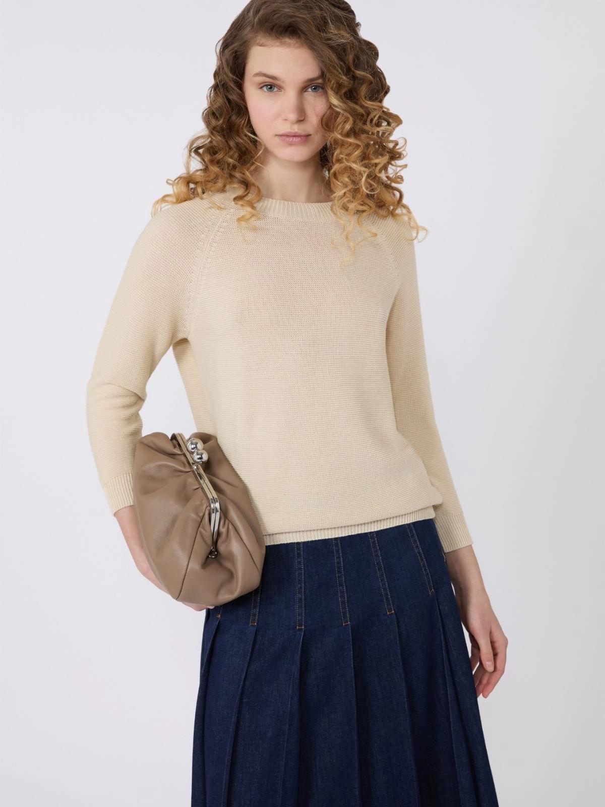 Maglia in cotone - ECRU<BR/> WKDAERE 001 WEEKEND