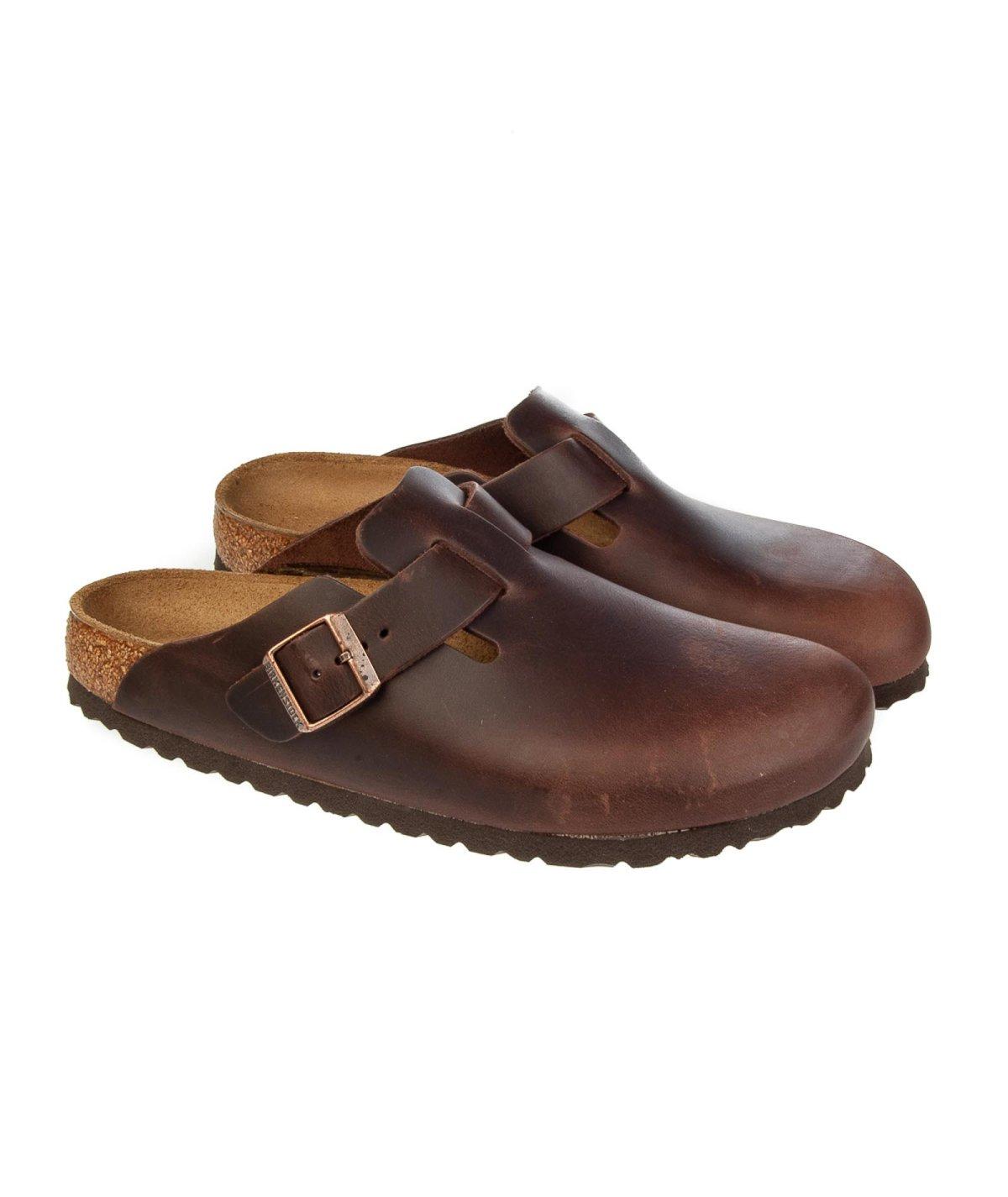 Sabot Boston in pelle oleata