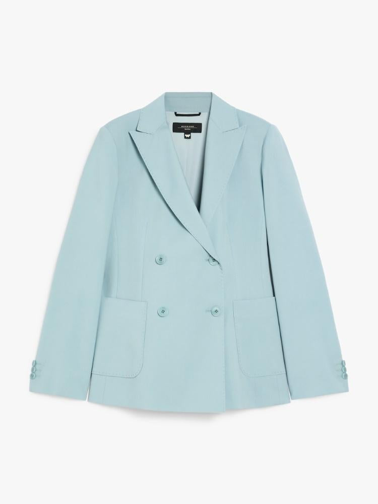 Blazer donna doppiopetto in tela di lana stretch NERVOSO 006 WEEKEND