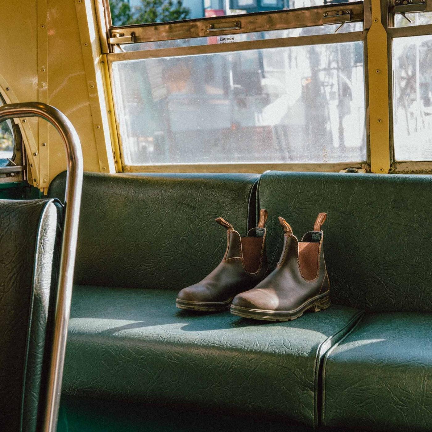 CHELSEA BOOTS - STOUT BROWN 500BC BROWN-BROWN BLUNDSTONE