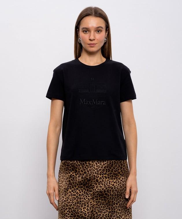 T-shirt in jersey con ricamo SMMBELLA 011 S MAX MARA