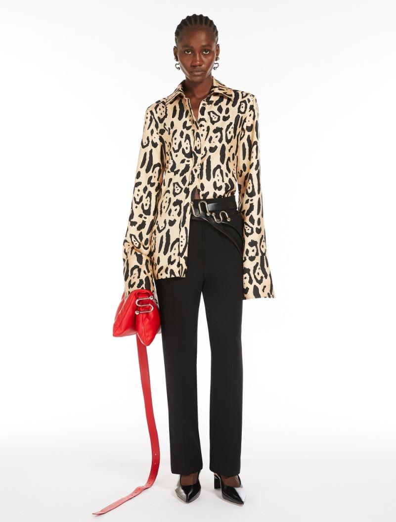 Camicia con stampa animalier ARMONY 002 SPORTMAX