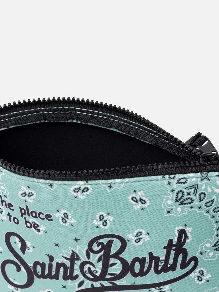 Pochette Aline in scuba con stampa bandana ALIN001 01089H MC2 SAINT BARTH