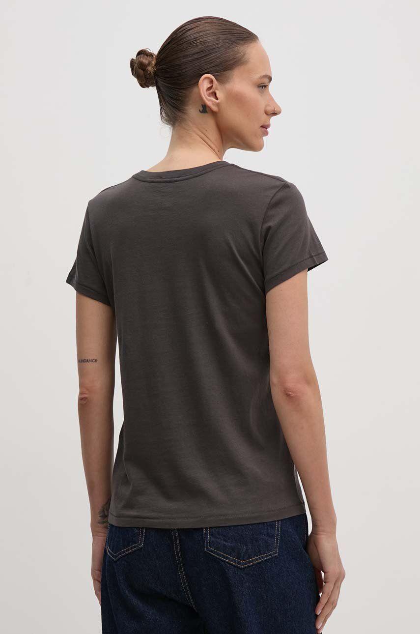 T-shirt donna in cotone con stampa